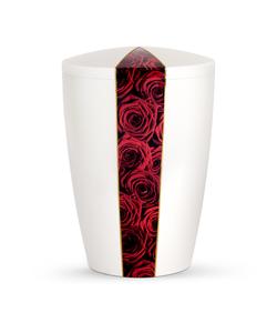Arboform Natura Red Rose Urn (Pearl) - XL Adult