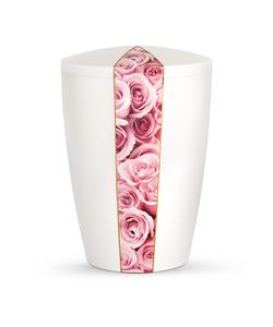 Arboform Natura Pink Rose Urn (Pearl) - XL Adult