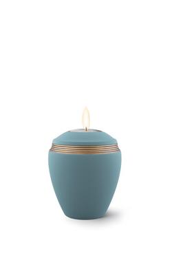 Ceramic Colour Line Candle Holder (Blue) - Keepsake