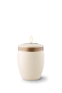 Ceramic Cleo Candle Holder (Cream) - Keepsake