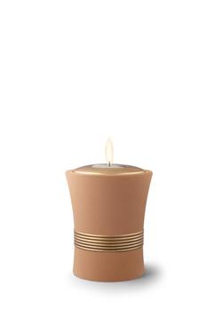 Ceramic Luxor Candle Holder (Sand) - Keepsake