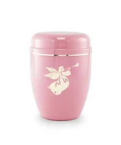 Steel Angel Urn (Baby Pink ) - Infant