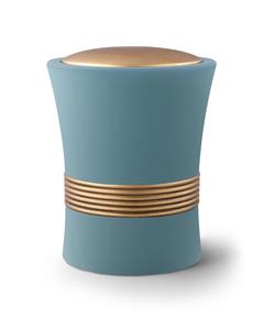 Ceramic Luxor Urn (Turquoise) - Adult (END OF LINE)