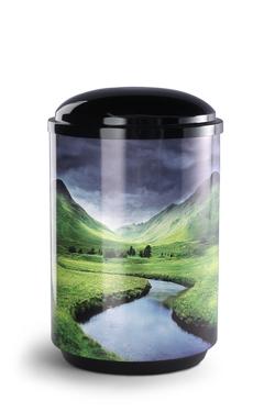 Steel River Urn (Black) - XL Adult