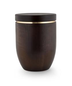 Wooden Flat Top Urn (Ebony) - XL Adult