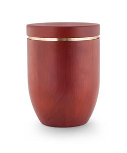 Wooden Flat Top Urn (Mahogany) - XL Adult